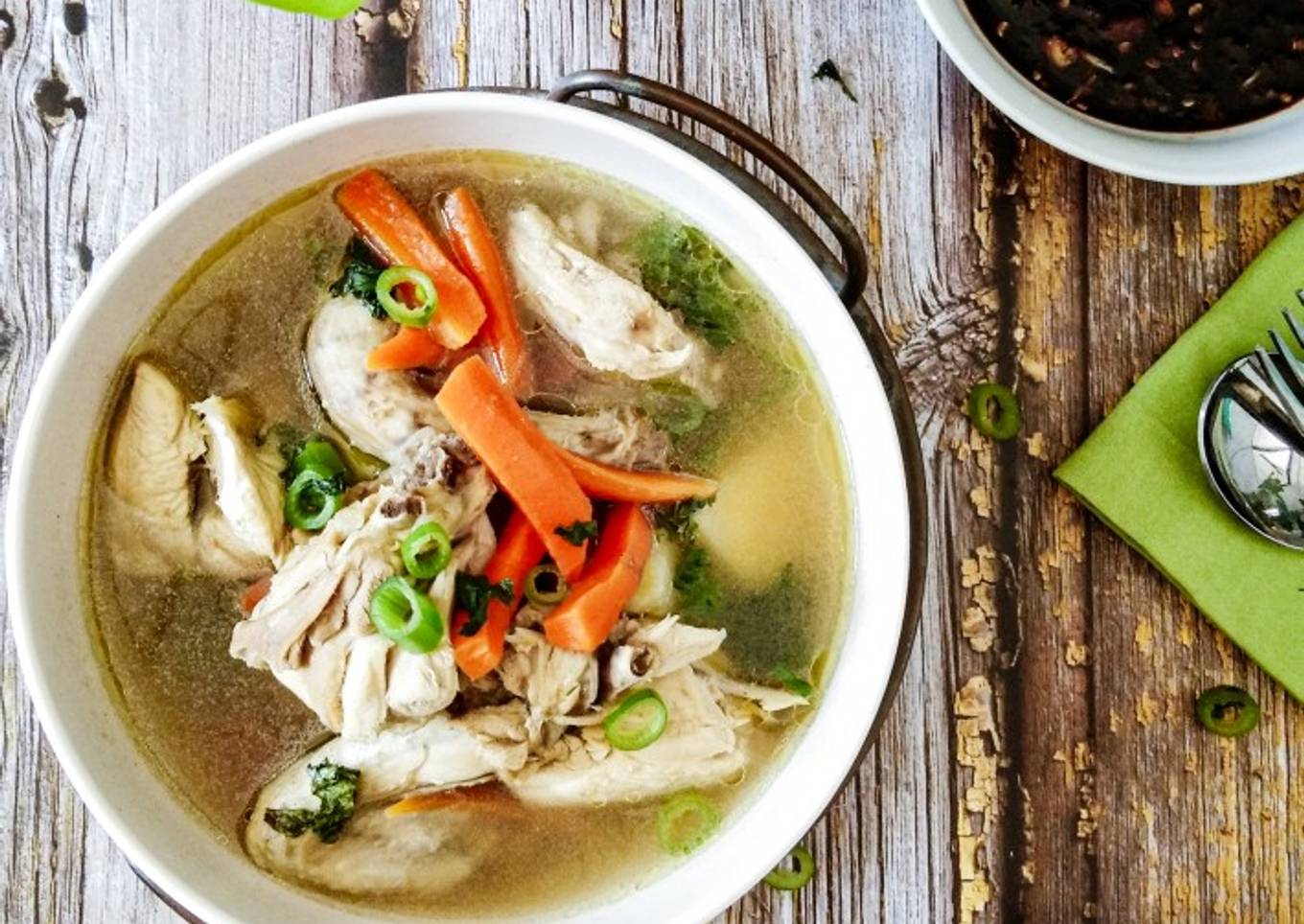 Sop ayam paling simple #phobbylinimohd #batch21