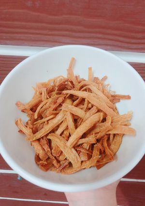 Hình của món Sườn non chiên giòn.