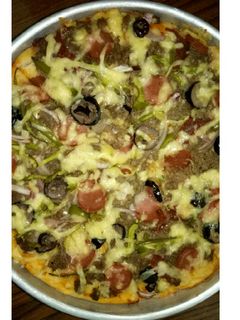 صورة لوصفة البيتزا الخطيره
