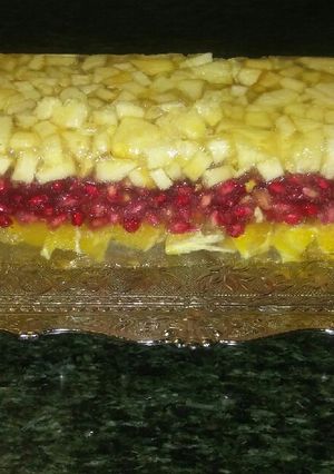 عکسی از دستور ژله ویترینی