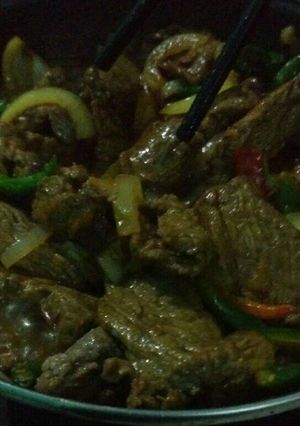 Foto resep Tumis Daging Sapi Cabe Keriting Ijo