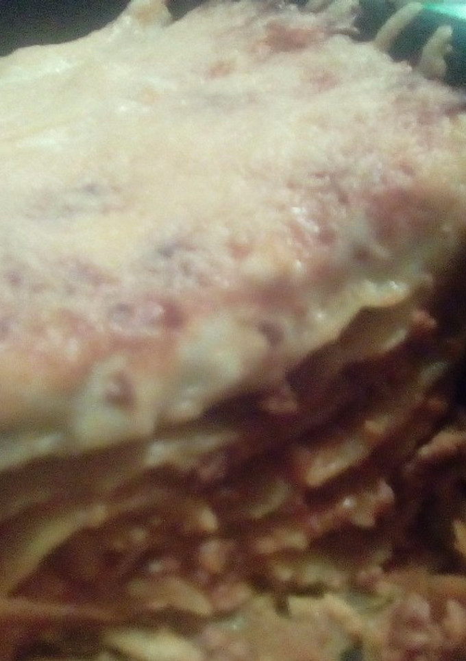 Una foto de Lasaña de carne