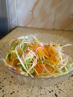 A picture of Vegetable salad#festivecontestmombasa.