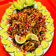 A picture of Eggplant salad.