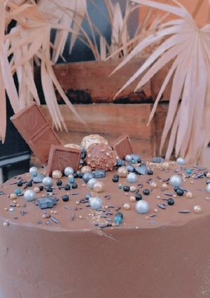 Una foto de Pastel de chocolate