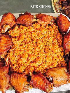 A picture of Nigeria Party Jollof.