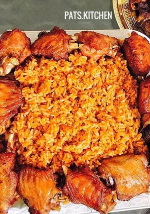 A picture of Nigeria Party Jollof.