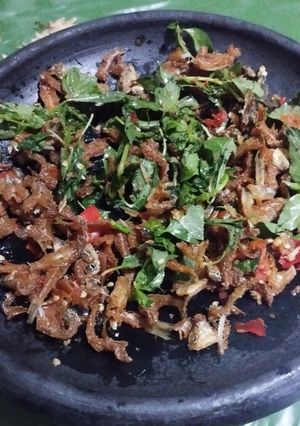 Foto resep Ikan Bilis Goreng Sambal Kemangi