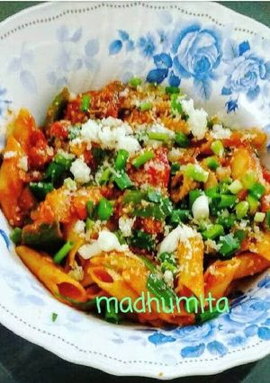 A picture of Spicy Penne Pasta.