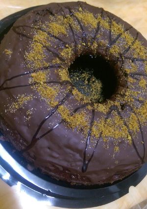 صورة لوصفة كيكة العيد بالشوكولاته