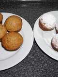 Muffins de plátanos con zeste de naranja