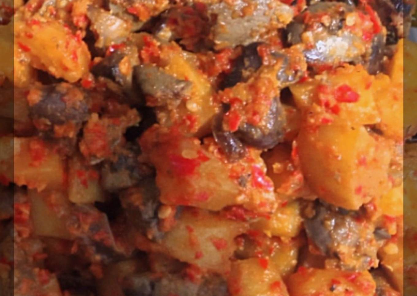 Sambal goreng kentang ati