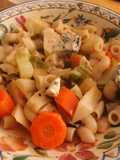 Sopa suculenta, con roquefort, para hambrientos