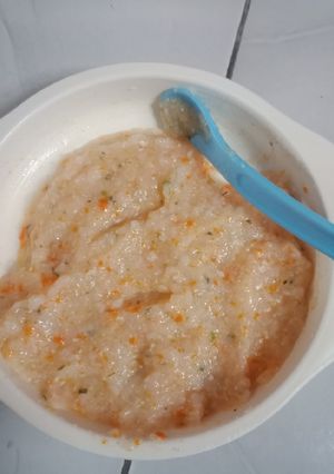 Foto resep Bubur tahu wortel buncis seledri..(Mpasi athaya)