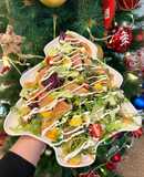 Salad cải mù tạt và cá hồi muối