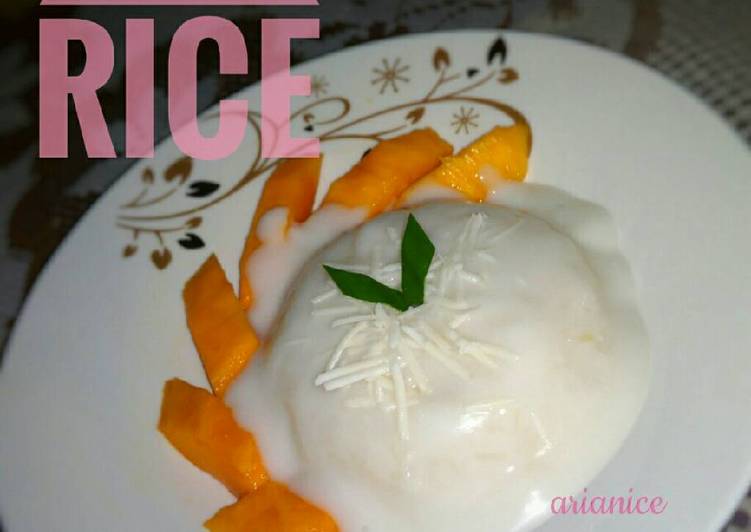 Resep Mango sticky rice, Bisa Manjain Lidah
