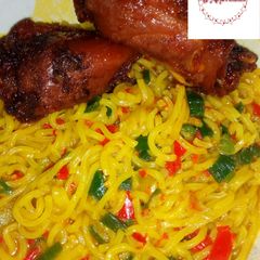 A picture of Indomie.