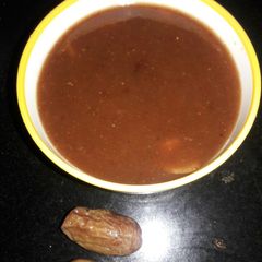 Jaggery tamarind chutney A picture of Jaggery tamarind chutney.