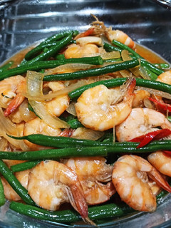 Foto resep (baby) buncis udang saus tiram