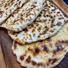 A picture of Garlic ‘Naan Style’ Flatbreads.