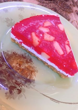 صورة لوصفة تشيز كيك حلوه سريعه وسهل جداً ومش مكلفة والطعم تحفة 🥰🤷‍♀️