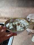 Avena en hojuela con plátano y crema de almendras