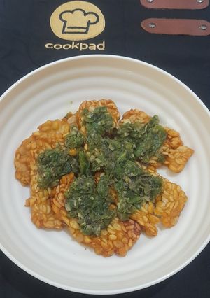 Foto resep Tempe batokok sambal hijau