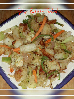 A picture of Spicy Potatoes Salad.