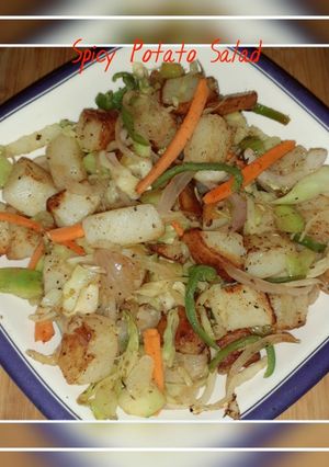 A picture of Spicy Potatoes Salad.