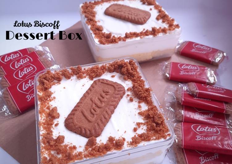 Bagaimana Membuat Lotus Biscoff-Dessert Box yang Sempurna