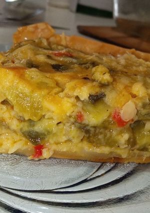 Una foto de Tarta de zapallitos