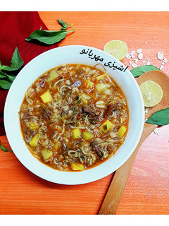 عکسی از دستور سوپ گوشت