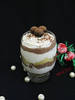 Foto resep chocolate cheese parfait