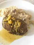 Duck chest with couscous