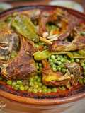 Tagine with Lamb Chops and Vegetables