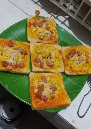 Foto resep Roti Tawar Pizza Teflon Simple