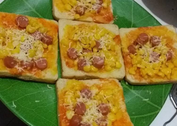 Roti Tawar Pizza Teflon Simple