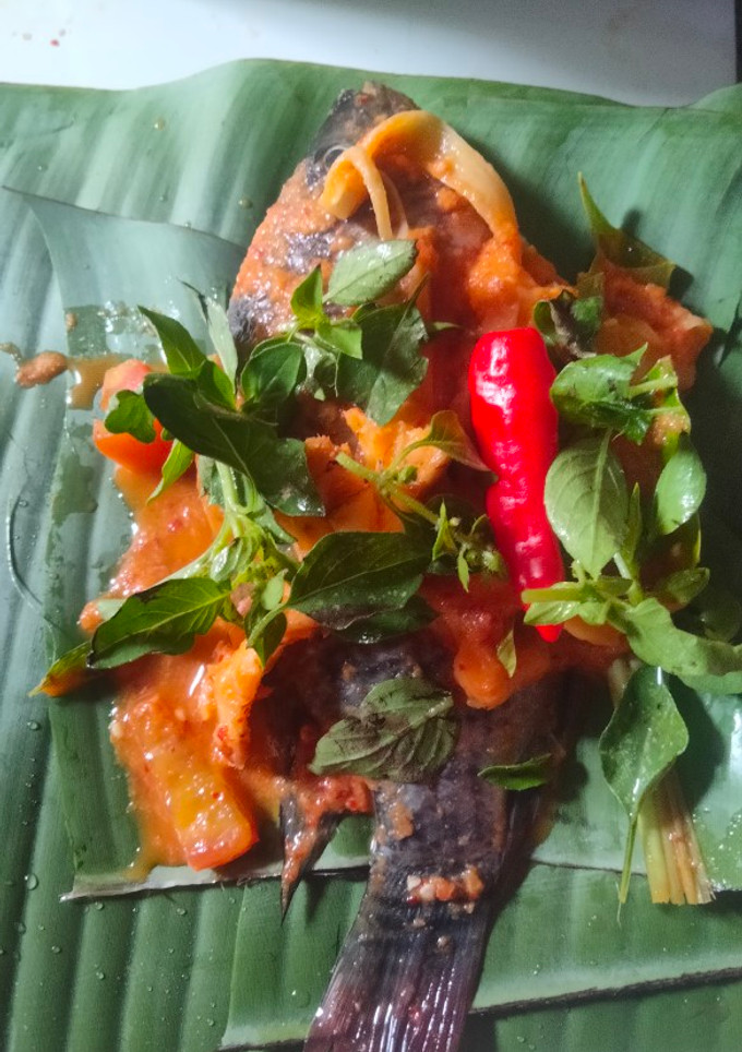 Foto resep Pepes ikan dan jamur