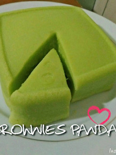 Foto resep Brownies Kukus Pandan Simple