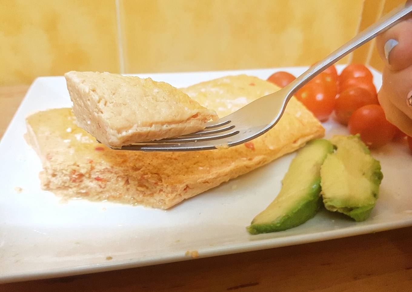 Pudin de atún fit con estuche Lékué