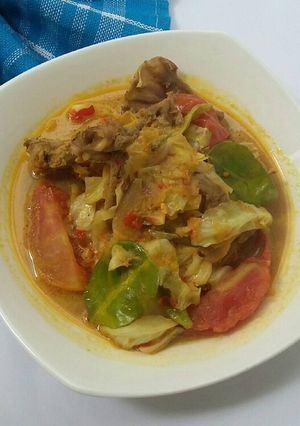 Foto resep Tongseng pedas tulang ayam