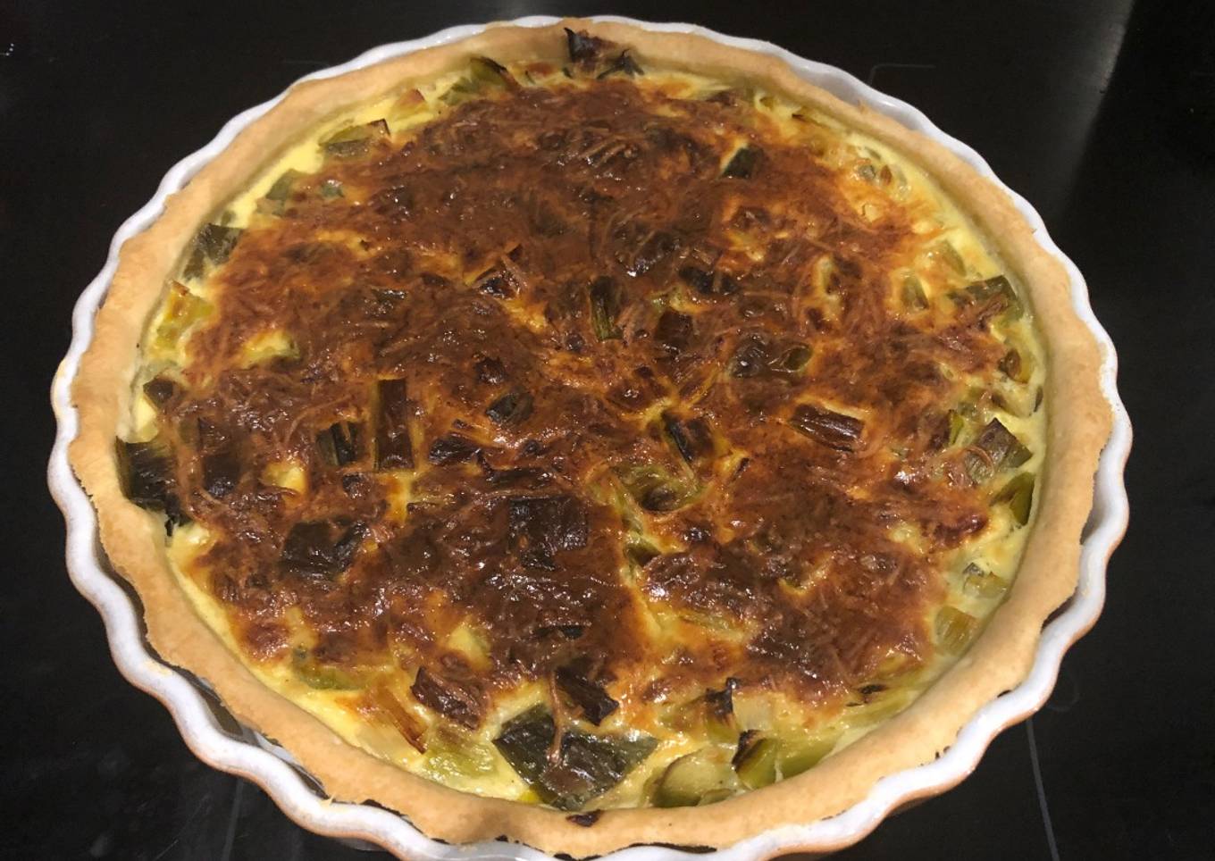 Tarte aux poireaux