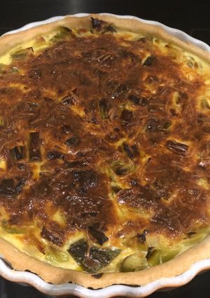 Une photo de Tarte aux poireaux