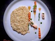 A picture of orange zest rice