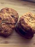 Cookies crunchy muesli chocolat
