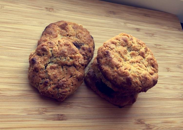 Comment Faire Des Cookies crunchy muesli chocolat