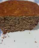 Budín de banana y avena