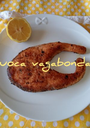 Foto di Salmone impanato e fritto