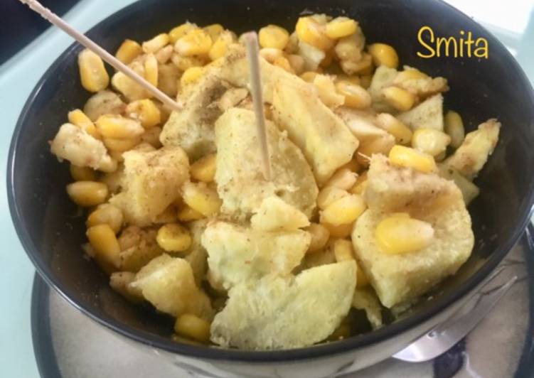 Simple Way to Prepare Favorite Tangy Sweet Potato And Corn