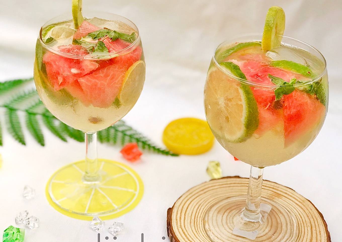 Simple Way to Make Homemade Watermelon mojito